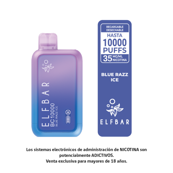 ELFBAR 10000 BLUE RAZZ ICE