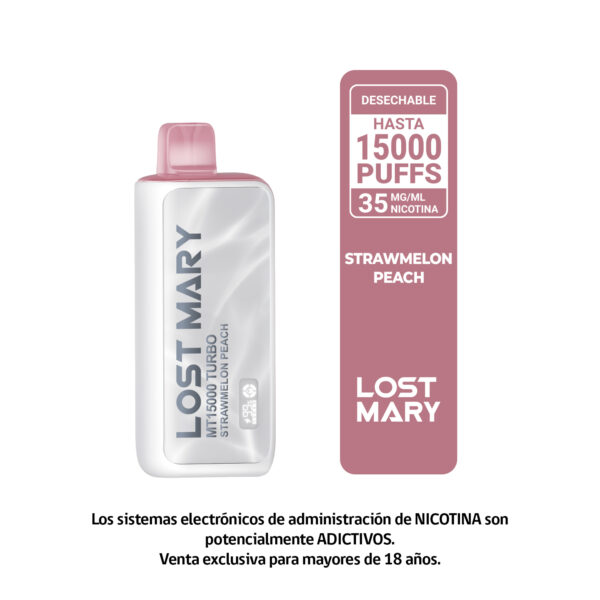 LOSTMARY 15000 STRAWMELON PEACH