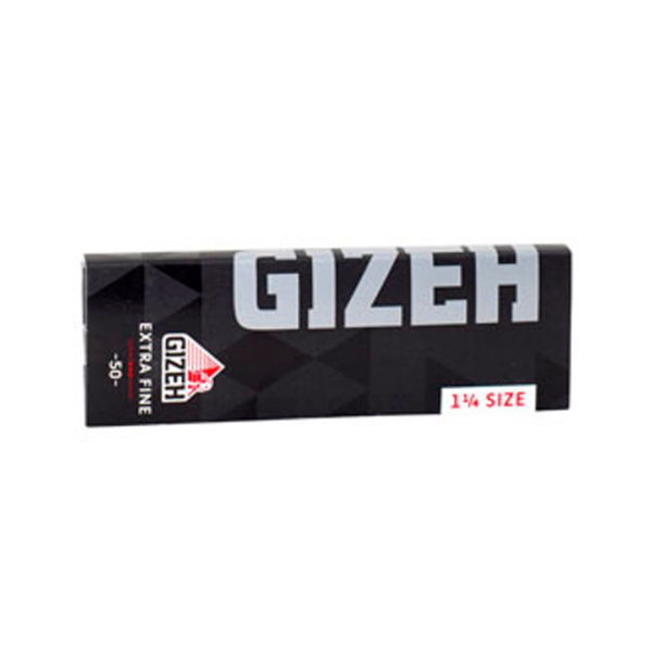 PAPELEILLOS GIZEH NEGRO EXTRA FINE 1.1/4
